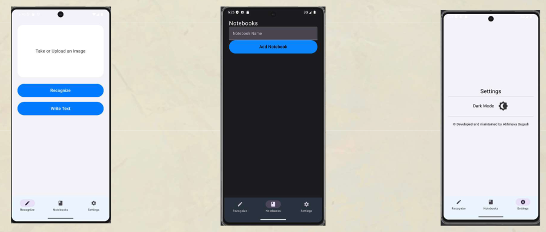 Voxscribe handwriting AI preview